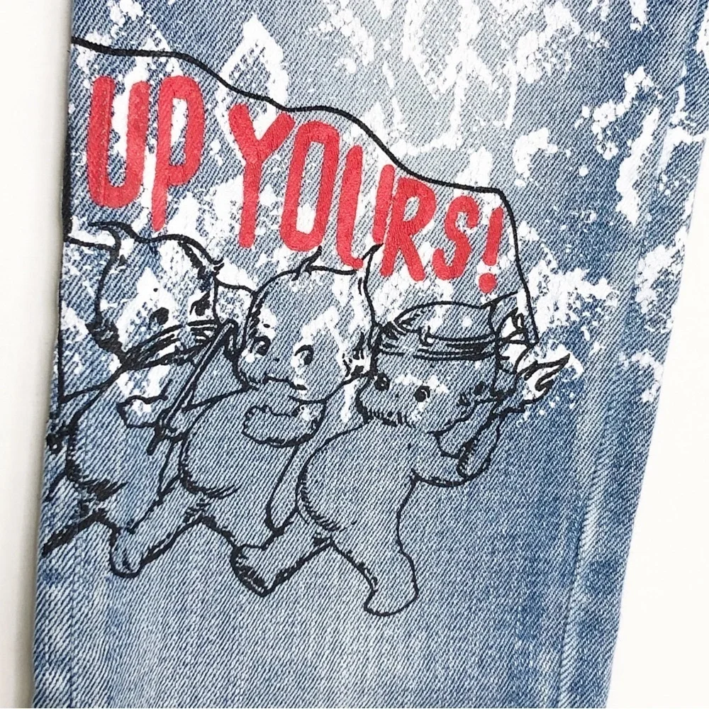 Lifted  Anchor graphic, print, straight leg jeans